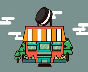 Free Oreo Vector Illustration 3