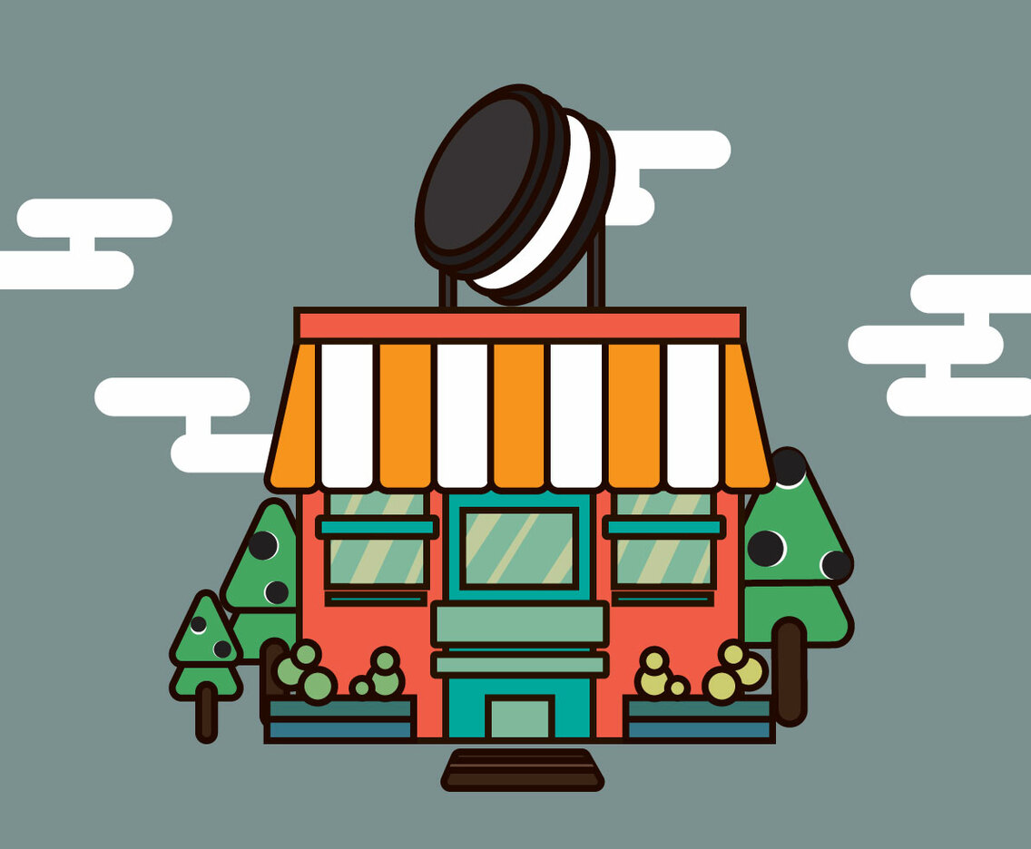 Free Oreo Vector Illustration 3