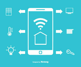 Home Technology Vector Illustration