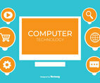Computing Technology Vector Background