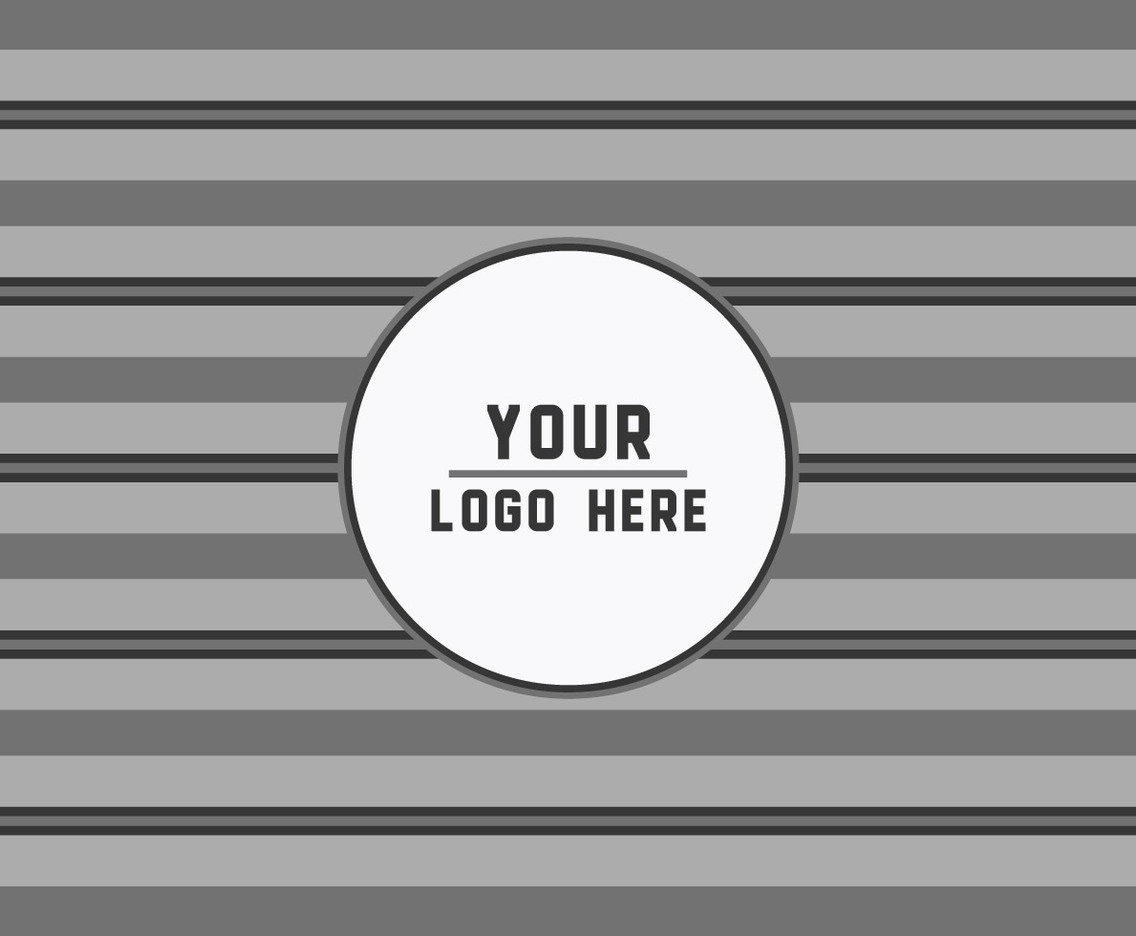 Free Geometric Stripes Logo Background