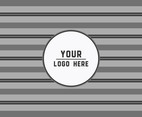 Free Geometric Stripes Logo Background