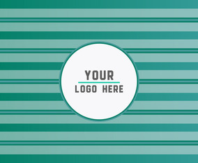 Free Geometric Stripes Logo Background