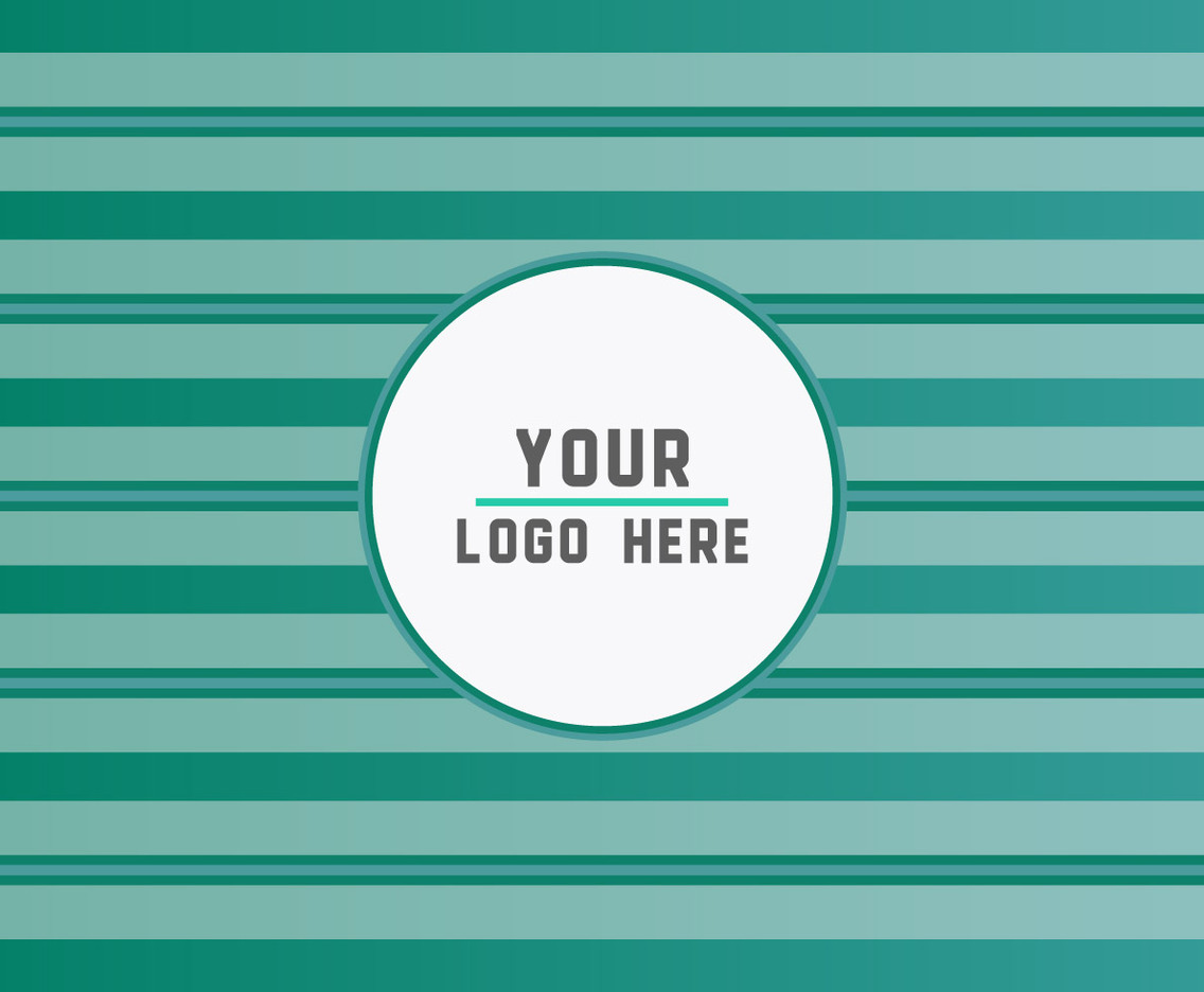 Free Geometric Stripes Logo Background