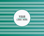 Free Geometric Stripes Logo Background