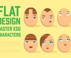 Free Easter Egg Vector Characters