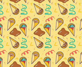 Sweets Pattern Free Free sweets pattern - Vector Art