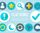 Free Flat Icons Vector Background