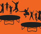 Trampoline Silhouettes