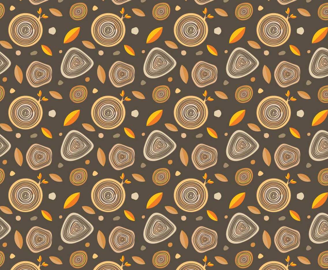 Free Tree Rings Vector Illustration 19