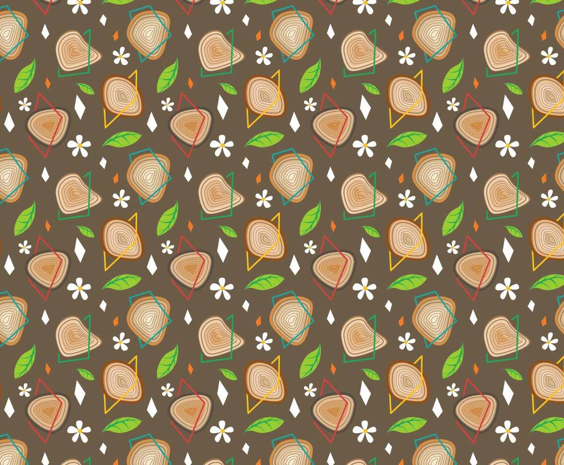 Free Tree Rings Vector Illustration 15