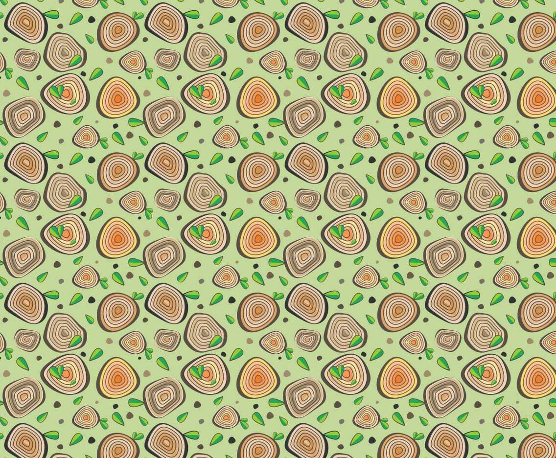 Free Tree Rings Vector Illustration 9