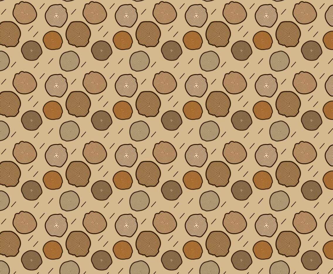 Free Tree Rings Vector Illustration 1