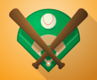 Free Vector Illustration of Baseball Diamond
