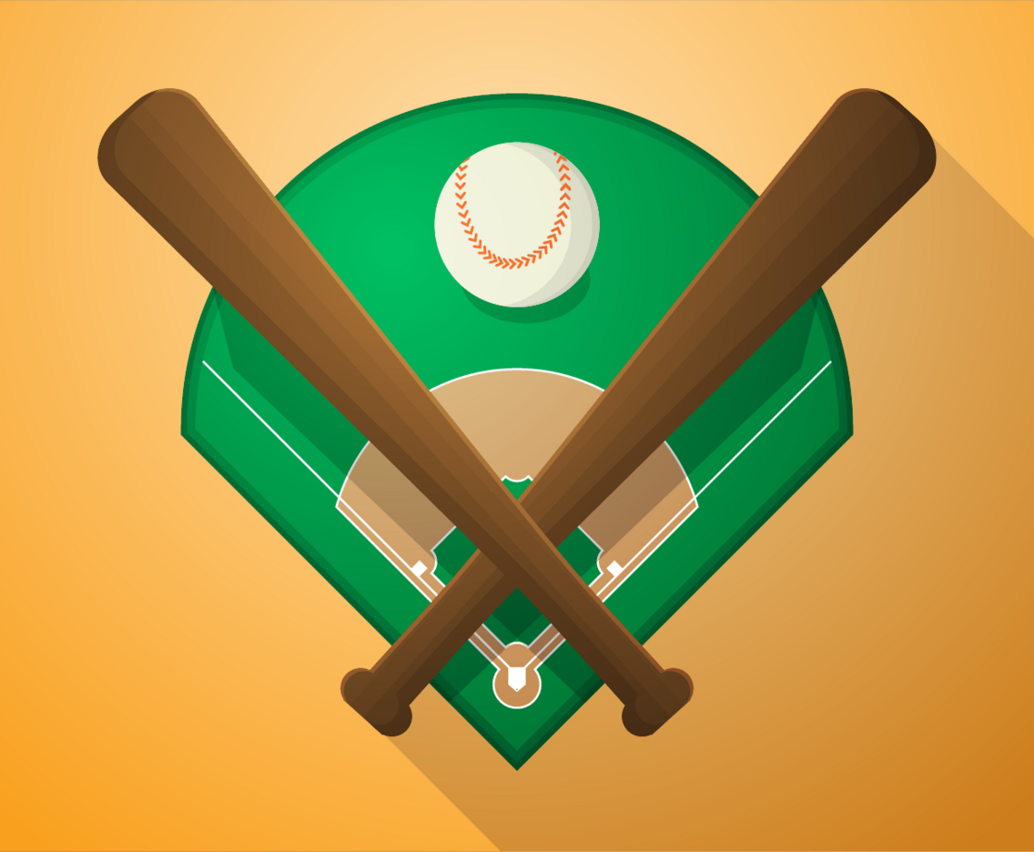 Free Vector Illustration of Baseball Diamond