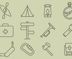 Boyscout Line Icons