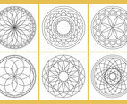 Coloring Mandala Page Vectors