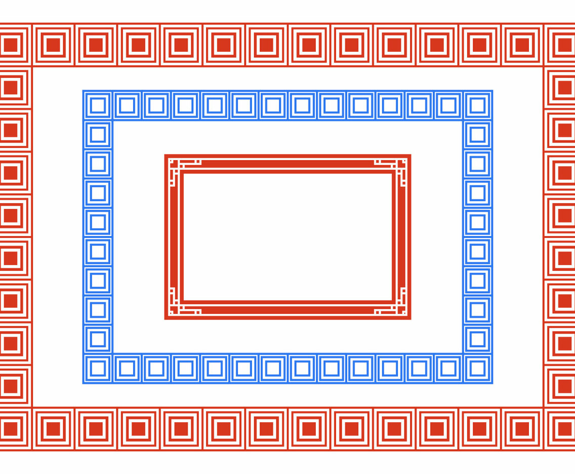 Colorful Japanese Border