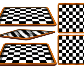 Checkerboard Angles Vector