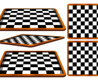 Checkerboard Angles Vector