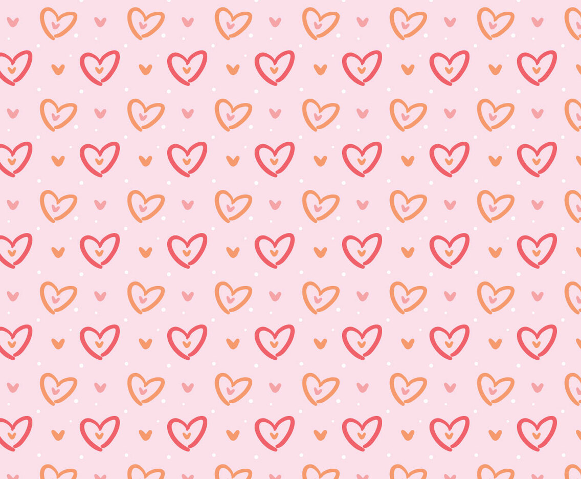 Love Pink Girly Pattern