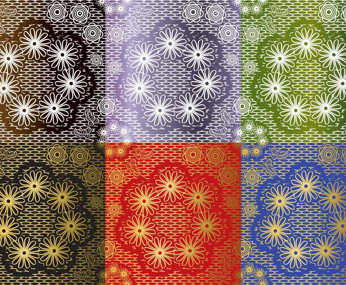 Set Lace Texture Vectors
