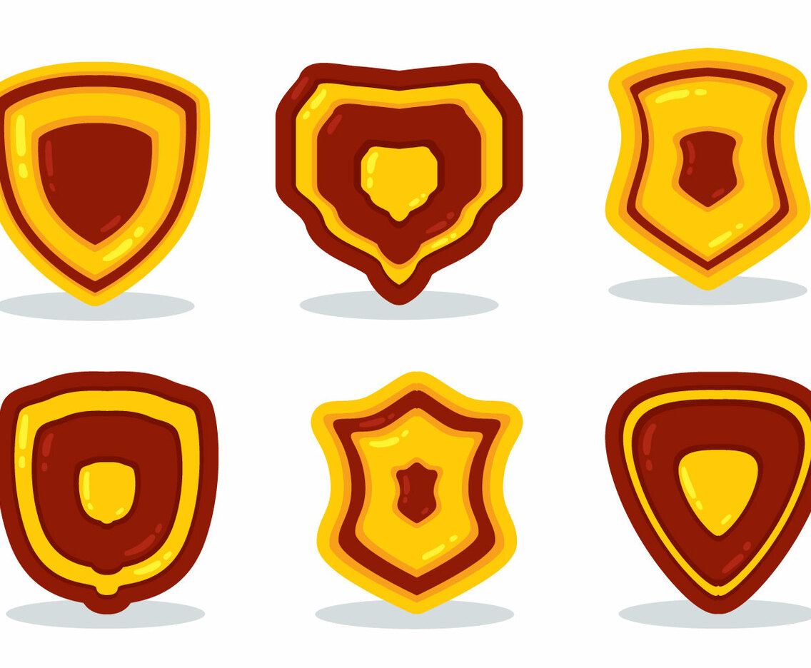 Shiled Shape Icons