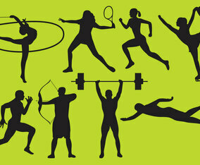 Olympic Games Silhouette Vectors