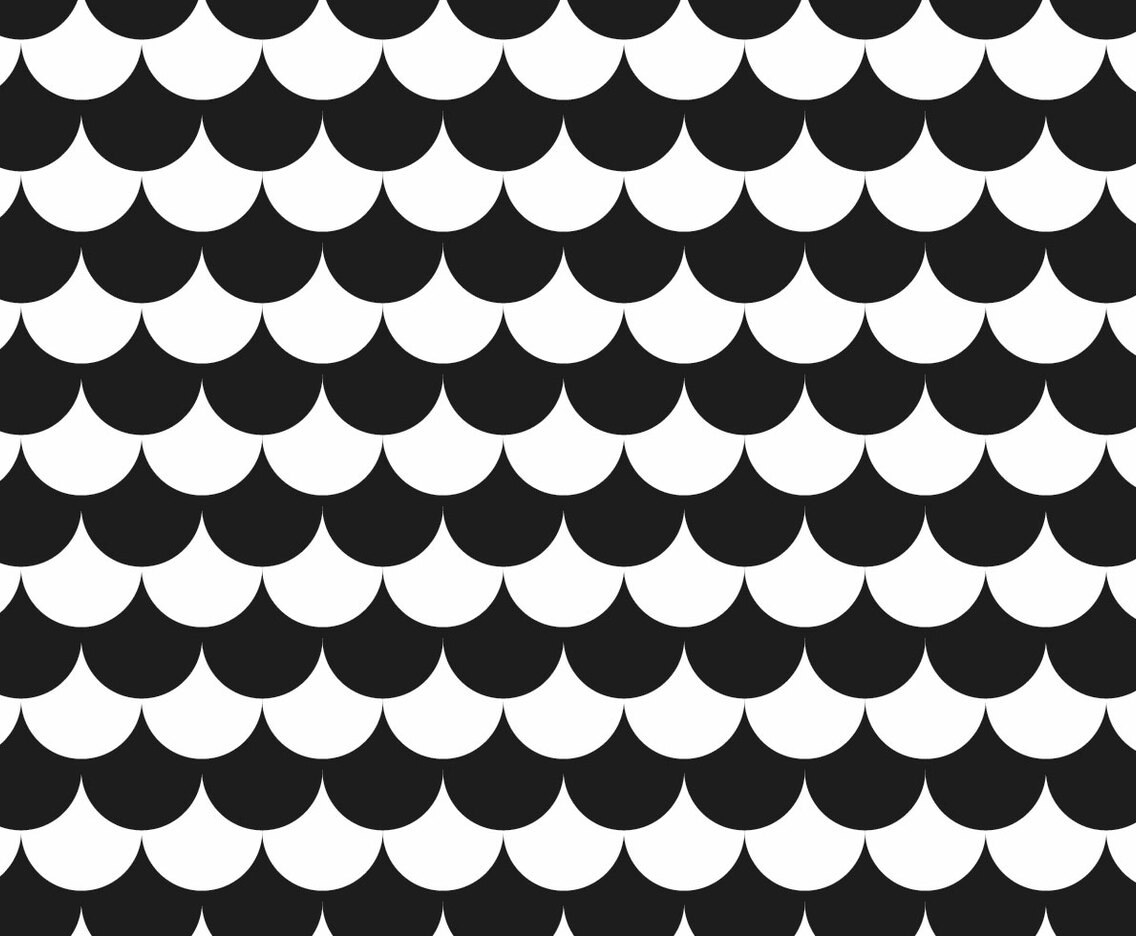 Black And White Circles Pattern