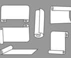 Scrolled Paper Vectors