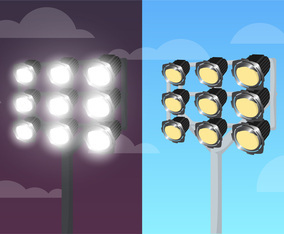 Bright Stadium Lighting
