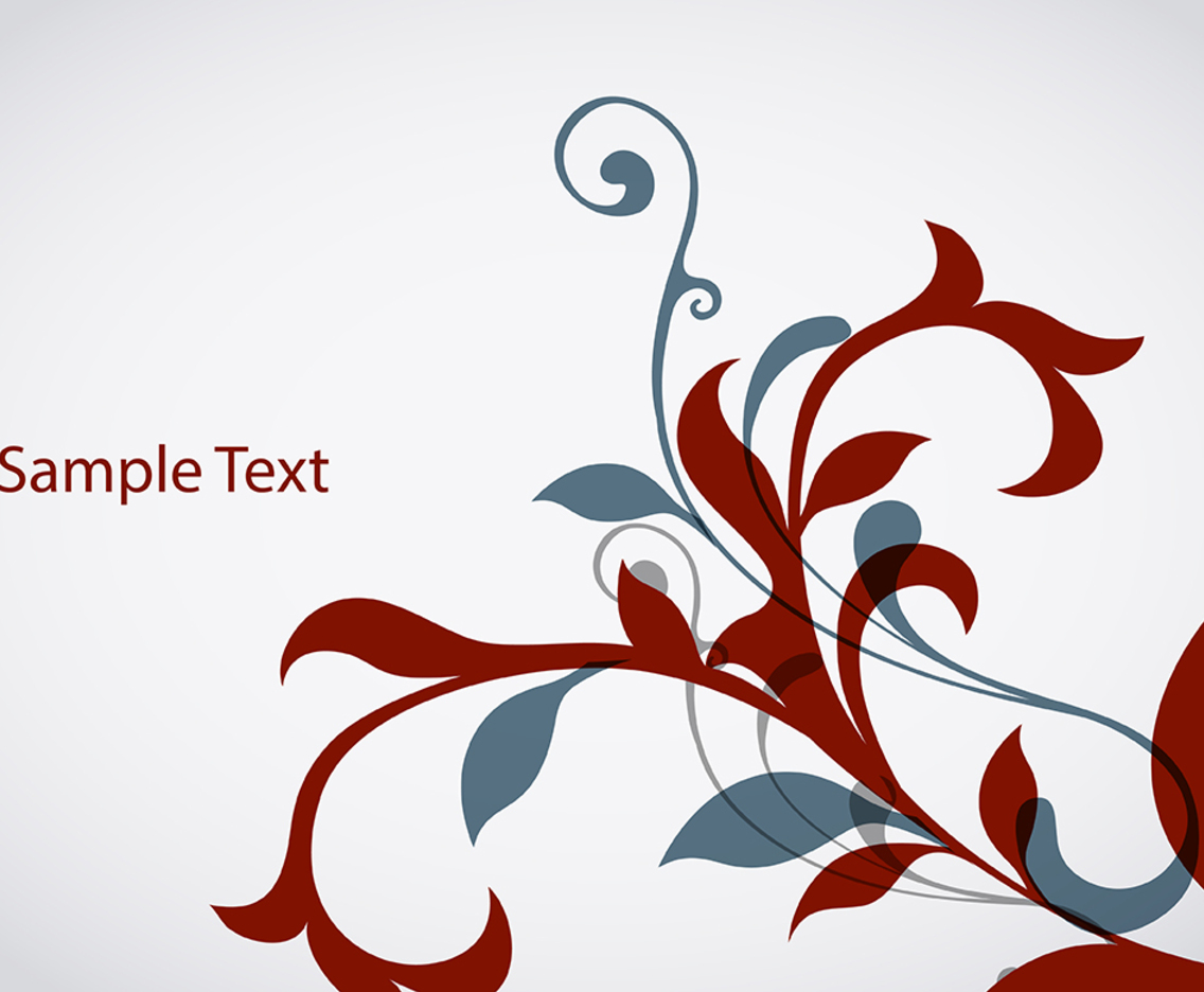 Abstract floral background