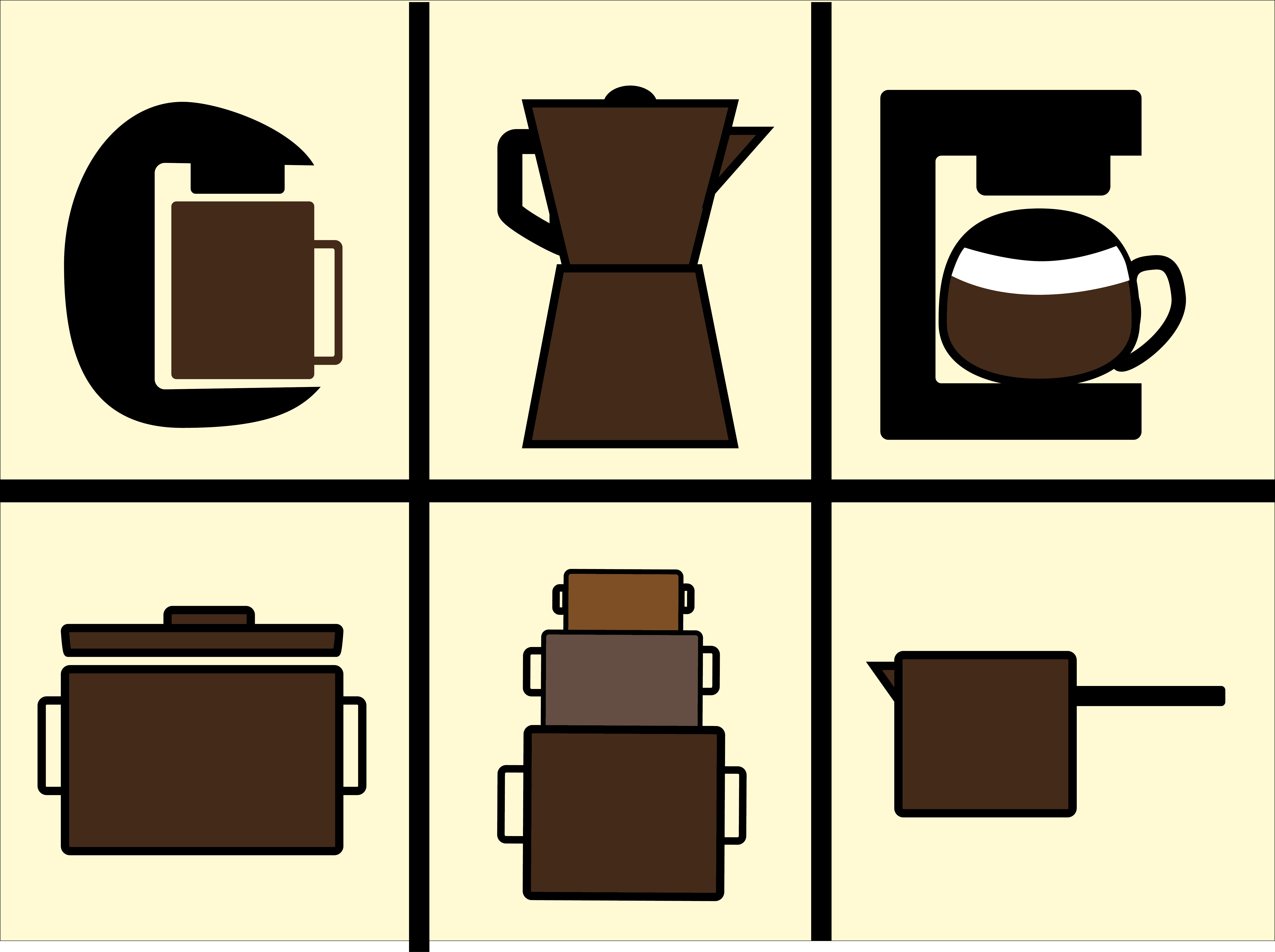 Coffee Maker Vectors