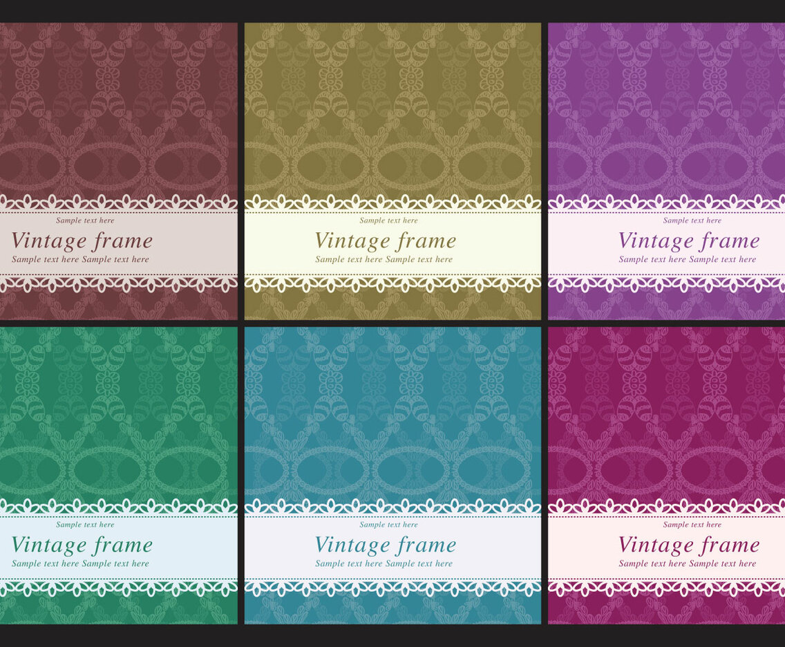 Square Doily Vintage Vectors