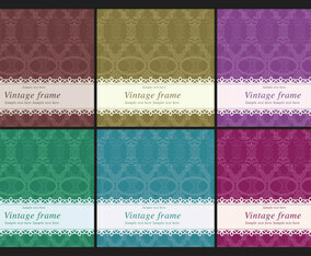 Square Doily Vintage Vectors
