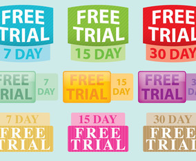 Free Trial Vector Labels