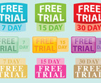 Free Trial Vector Labels