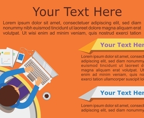 Working From Above Vector