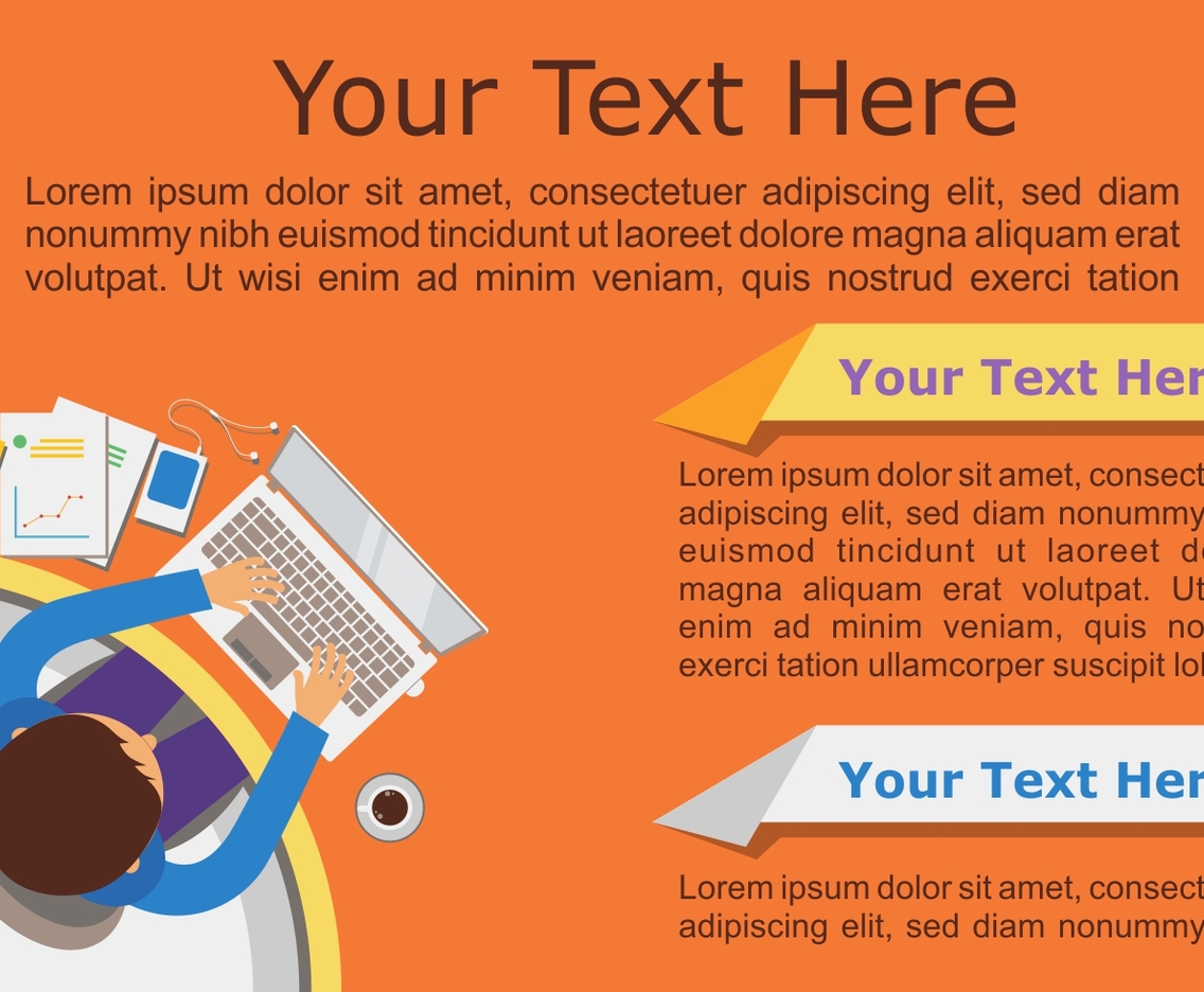 Working From Above Vector