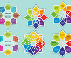 Match Inforgraphics Free infographics set - Vector Art
