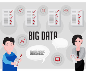 Free Big Data Vector Illustration