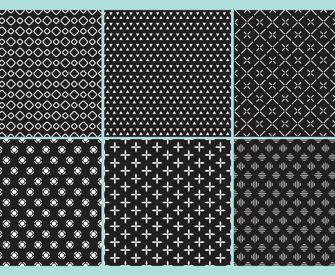 Black And White Pattern Vectors