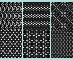 Black And White Pattern Vectors