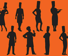 Chef Silhouette Vectors