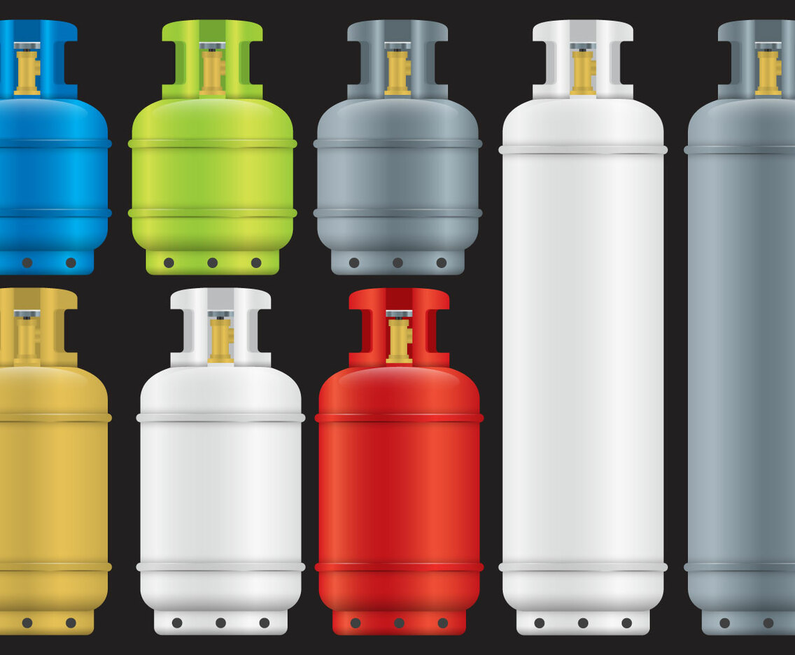 Gas Cylinder Vectors