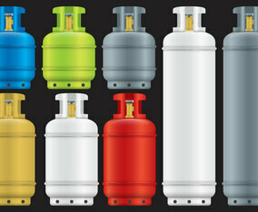 Gas Cylinder Vectors