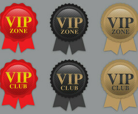 VIP Ribbon Vectors
