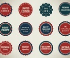 Free Vector Badges Set