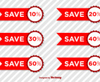 Product Discount Vector Tags