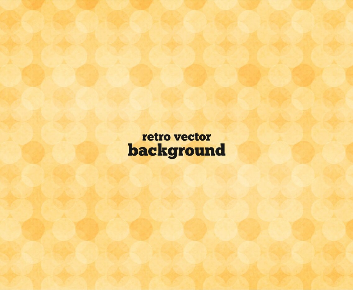 Retro Circle Free Vector Background